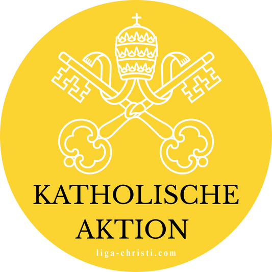 Aufkleber „Katholische Aktion“ (8 × 8 cm)