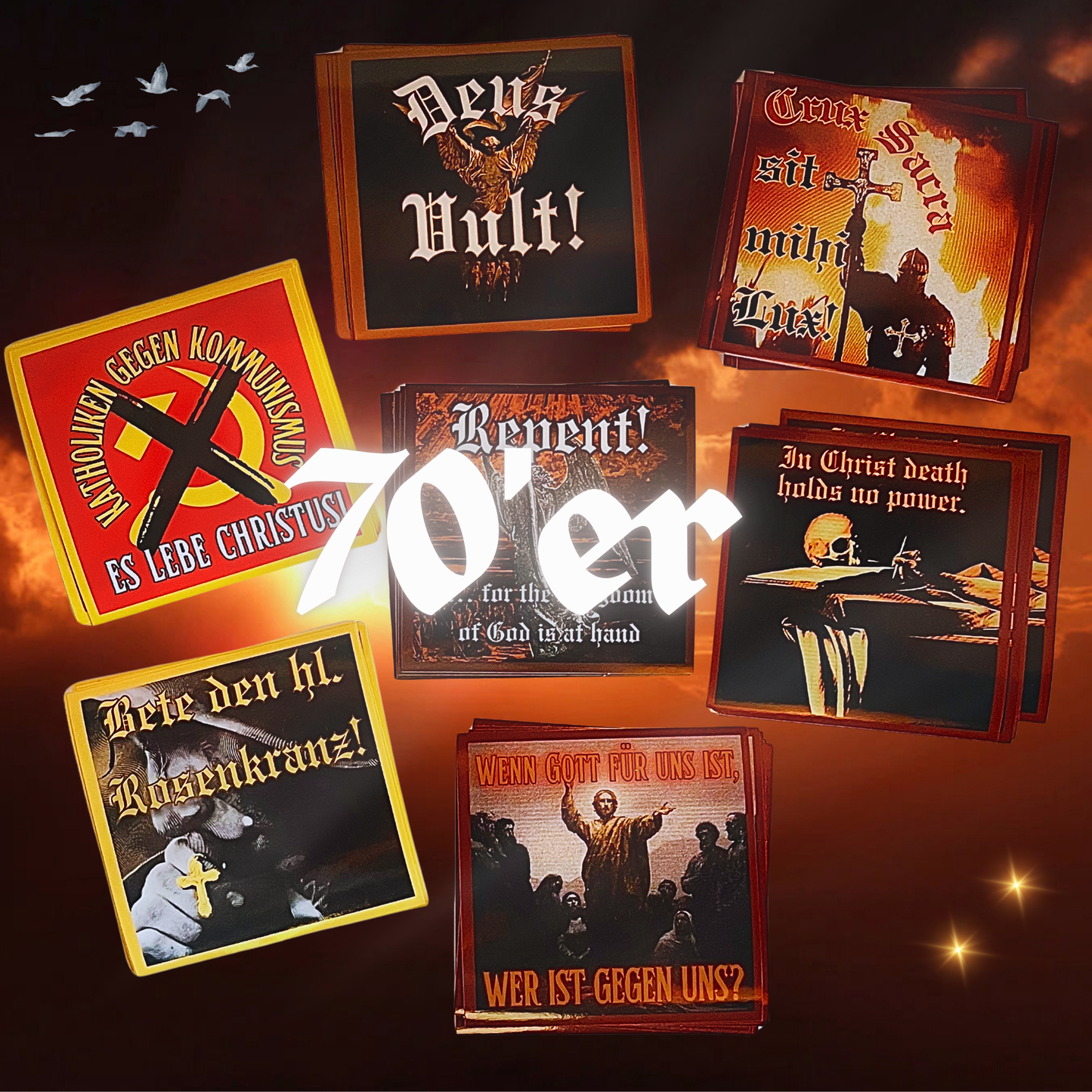 Stickerset II. - 70 Aufkleber Kaplan-Bündel