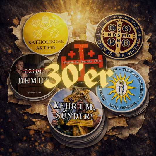30 Aufkleber Ritterbruder-Bündel